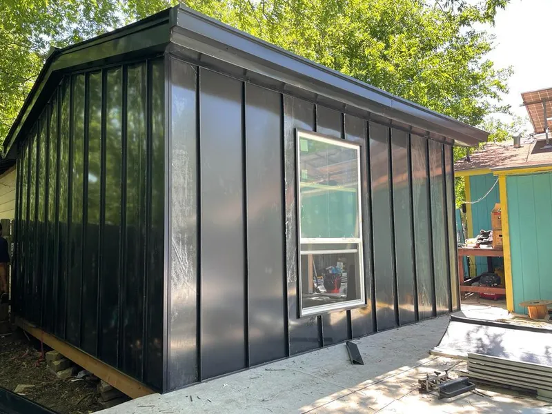 Black standing seam metal wall panels for Roof Inspection in Marlboro Village